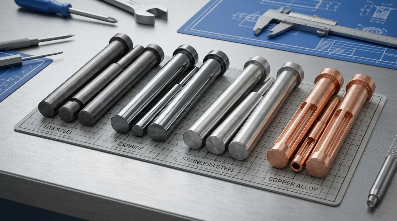 Material Guide Pin Core Pins for Injection Molds Guide
